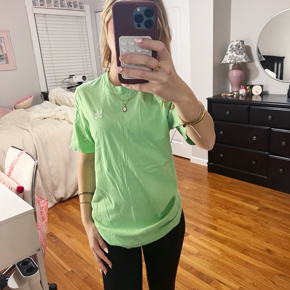 Green Women's Adidas T-Shirt